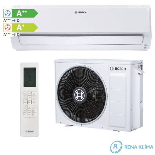Bosch Climate Class 8000i klíma 3,5 kW 3D légáram, Plazmafilter funkció, Mozgásérzékelő, Beépített Wi-Fi