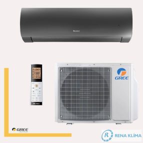   GREE DARK X Klíma GWH18ACDXF-K6DNA1A 5,3 kW Elegáns modern dizájn Karter- és csepptálca fűtéssel I-Feel funkció
