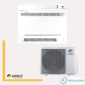   GREE Konzol Klíma GEH18AA-K6DNA1F 5,2 kW Wi-Fi vezérélés Hideg levegő befúvás elleni védelem Téliesített
