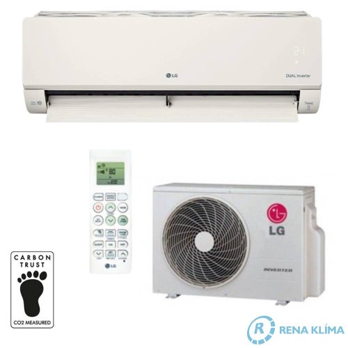 LG ARTCOOL Beige Klíma AB12BK 3,5 kW Hatékony hűtés Energiafogyasztás csökkentése UV nano szűrő a tiszta levegőért