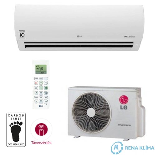 LG ATHENA Klíma F12MT 3,5 kW Gyors nagy teljesítményű hűtés-fűtés funkció Energiafogyasztás kijelző