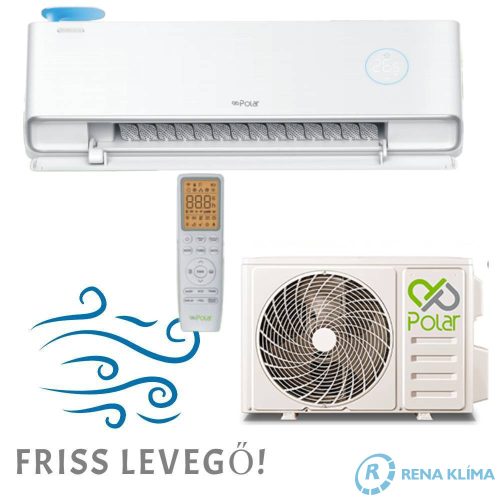 POLAR FRESH Klíma SIEH0025SDF / SO1H0025SDF 2,5 kW Friss levegő befúvás UV szűrővel