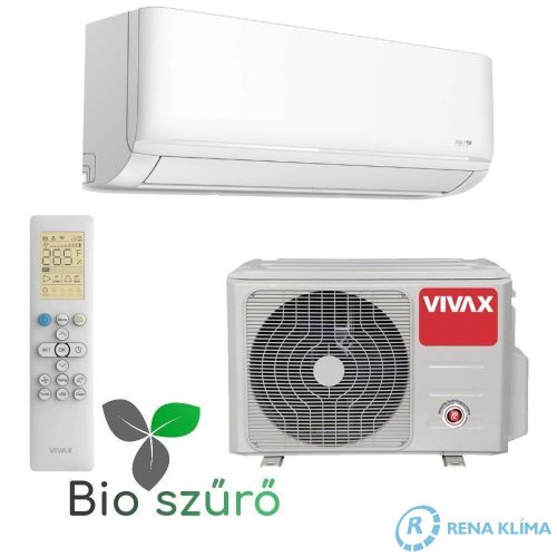VIVAX R+ DESIGN Klíma ACP-09CH25AERI+ 2,6 kW Energiahatékony Bio Hepa szűrővel