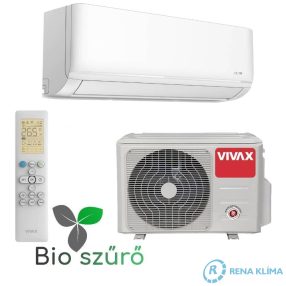   VIVAX R+ DESIGN Klíma ACP-12CH35AERI+ 3,5 kW Energiahatékony Bio Hepa szűrővel